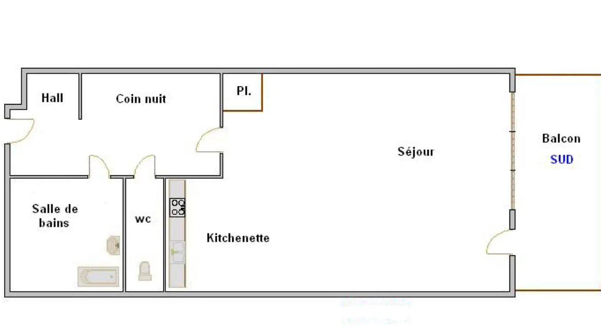 Apartment Alcyon A23 - Studio Proche Pistes La Clusaz